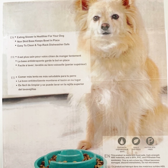 BOWL MINI Play With Your Food 2 Cups Blue Bowl - Picture 4 of 4